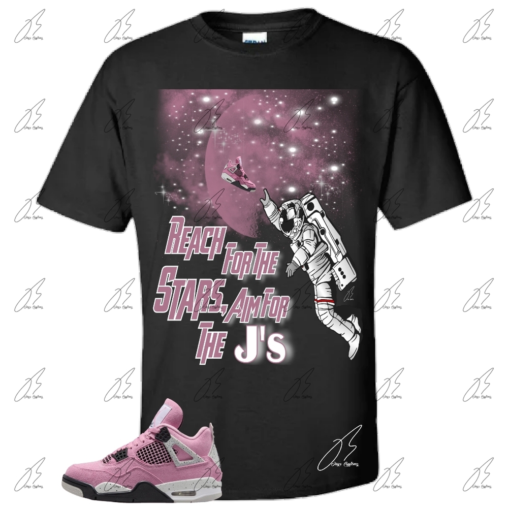 Air Jordan 4 Orchid/Pink Matching Shirt,Astronaut Graphic Tee,Best Gift,Woman